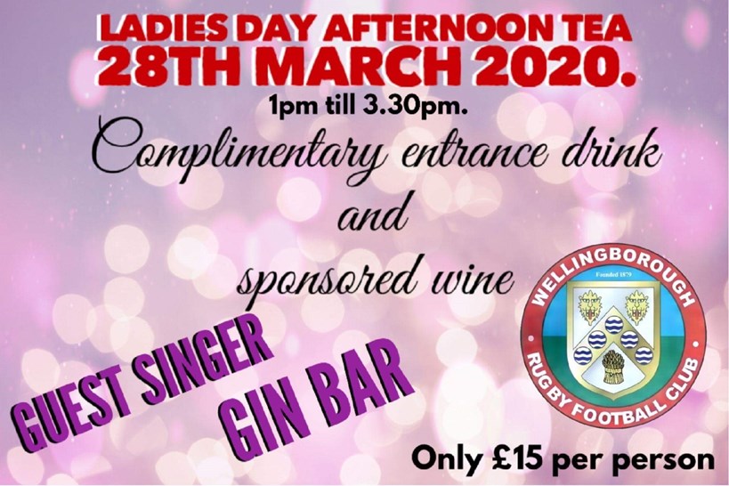 Ladies Afternoon Ticket 28 March 2020
